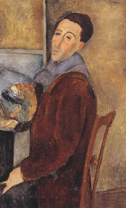 Amedeo Modigliani Self-Portrait (mk39) China oil painting art